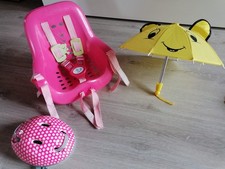Puppen fahrradsitz sturzhelm gebraucht kaufen  Mittelstetten