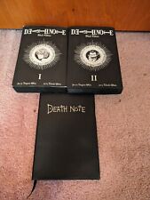 Manga Shonen Jump Death Note Edición Negra 1 y 2, Réplica Cuaderno. Volúmenes 1-4, usado segunda mano  Embacar hacia Argentina