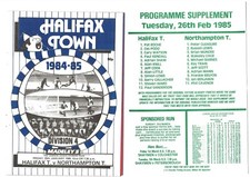 Halifax town northampton for sale  KETTERING