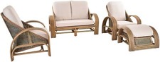 Set rattan lounge gebraucht kaufen  Sand