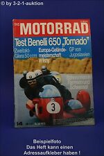 The Motorcycle 14/72 Benelli Tornado 650 Gilera 50cm comprar usado  Enviando para Brazil