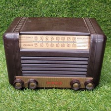 Antigo Receptor de Tubo AM FM DeWald Vintage por volta de 1951 (Peças ou Reparo), usado comprar usado  Enviando para Brazil