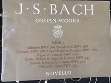 Bach organ works for sale  SHIFNAL