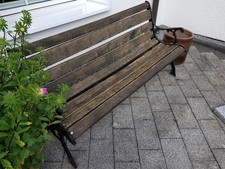 Parkbank gartenbank gestell gebraucht kaufen  Lindlar