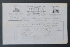 Invoice 1850 bordeaux d'occasion  Expédié en Belgium