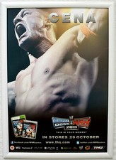 WWE Smackdown vs Raw 2011 RARO PS3 XBOX 360 42cm x 59cm pôster promocional #2 comprar usado  Enviando para Brazil