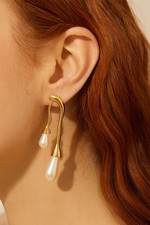 Pearl earrings bittar for sale  Dobbs Ferry