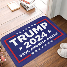 Felpudo de bienvenida Trump 2024 Make America Great Again alfombra de entrada interior alfombra F segunda mano  Embacar hacia Mexico