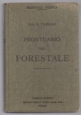 Prontuario del forestale. usato  Trento