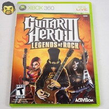 Guitar Hero Xbox 360 Jogo 3 III Legends of Rock CIB Completo + Adesivos Selados, usado comprar usado  Enviando para Brazil