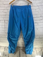 Calça Prince Track azul masculina tamanho G vintage anos 90 forro térmico bainhas com zíper comprar usado  Enviando para Brazil