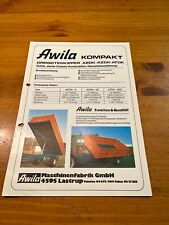 Prospekt awila kompakt gebraucht kaufen Prospekt awila kompakt gebraucht kaufen  Spraitbach