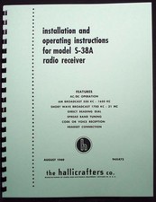 Hallicrafters 38a s38a for sale  Goshen