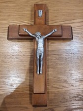 Unusual wooden crucifix for sale  BOLTON