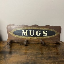 Vintage wood mugs for sale  Brookfield