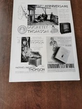 Publicité 1934 ducretet d'occasion  Bordeaux-