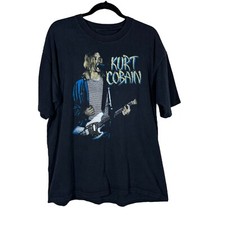 Camiseta Vintage Anos 90 Kurt Cobain Suicide Note Tribute Memorial Nirvana Tamanho XL comprar usado  Enviando para Brazil