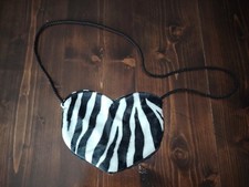 Borsetta cuore zebrata usato  Penne