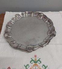 Silver plated salver for sale  STOWMARKET