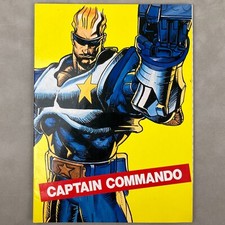 Bloco de Caderno de Papel Forrado Capcom Captain Commando Vintage Importado do Japão USADO comprar usado  Enviando para Brazil