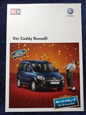 Caddy roncalli prospekt gebraucht kaufen  Vechta