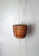 Suspension macramé vintage d'occasion  Grand-Fougeray