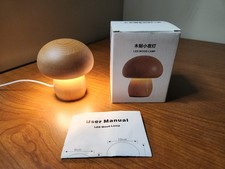 Wooden led mushroom for sale  Mechanicsville