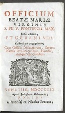 Officium beatae mariae usato  Vimodrone