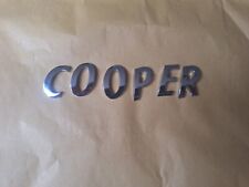 Mini cooper badge for sale  THORNTON-CLEVELEYS