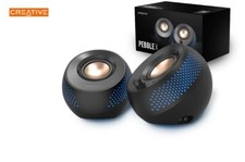 Alto-falantes Bluetooth Creative Pebble X - Design elegante, som poderoso, luz RGB comprar usado  Enviando para Brazil