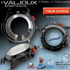 CAIXA DE RELÓGIO B-CRAFT PARA MOVIMENTO ETA VALJOUX 7750, AÇO INOXIDÁVEL, 42 MM comprar usado  Enviando para Brazil