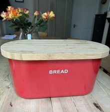 Red bread bin for sale Red bread bin for sale  ESHER