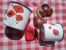 enamel camping mugs for sale  HAVERFORDWEST