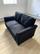 Black velvet futon for sale  Brooklyn