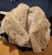 Faux fur jacket for sale  LONDON