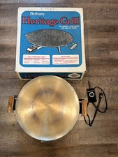 Bethany Heritage Grill 16" alumínio texturizado #730 redondo para todos os fins com plugue + caixa comprar usado Bethany Heritage Grill 16" alumínio texturizado #730 redondo para todos os fins com plugue + caixa comprar usado  Enviando para Brazil