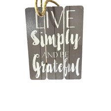 Live simply grateful for sale  Amelia