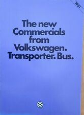 Folheto de vendas de van e ônibus Volkswagen Transporter 1981. Catálogo VW Prospekt, usado comprar usado  Enviando para Brazil