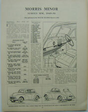 Morris minor series for sale  BATLEY