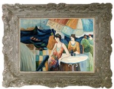 Antique oil painting d'occasion  Expédié en Belgium