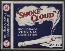PAQUETE DE CIGARRILLOS/TABACO VINTAGE - #0087 - CASCO AÑOS 20 - PLAYFAIR TOB CO NUBE DE HUMO segunda mano  Embacar hacia Mexico