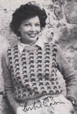 Leslie Caron autógrafo original em foto atriz dançarina filme França, usado comprar usado  Enviando para Brazil