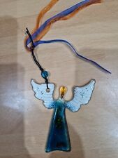 Glass angel painted for sale  LIVERPOOL