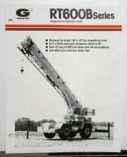 1987 grove rt600b for sale  Holts Summit