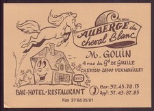 Carte visite auberge d'occasion  Bellegarde