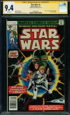Usado, STAR WARS #1 PRIMEIRA IMPRESSÃO CGC 9.4 assinado Roy Thomas 1º Luke Leia Vader MEGA CHAVE comprar usado  Enviando para Brazil