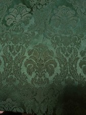 PERFEITO ESTADO Antigo Grande Toalha de Mesa para Banquete Verde Esmeralda Jacquard 60 X 140+ 12 Guardanapos comprar usado  Enviando para Brazil
