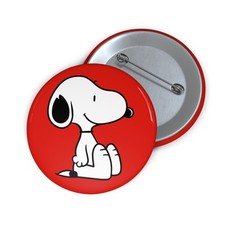 Desenho animado Snoopy sentado - botões de pinos personalizados pinos divertidos, emblemas retrô, conjunto de 12 comprar usado  Enviando para Brazil