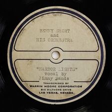 Benny Short and His Orchestra Jimmy Sands Transcription Disc Las Vegas Big Band segunda mano  Embacar hacia Mexico