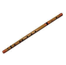 Flauta de bambu natural feita à mão instrumento musical de sopro Bansuri escala 24" DD comprar usado  Enviando para Brazil